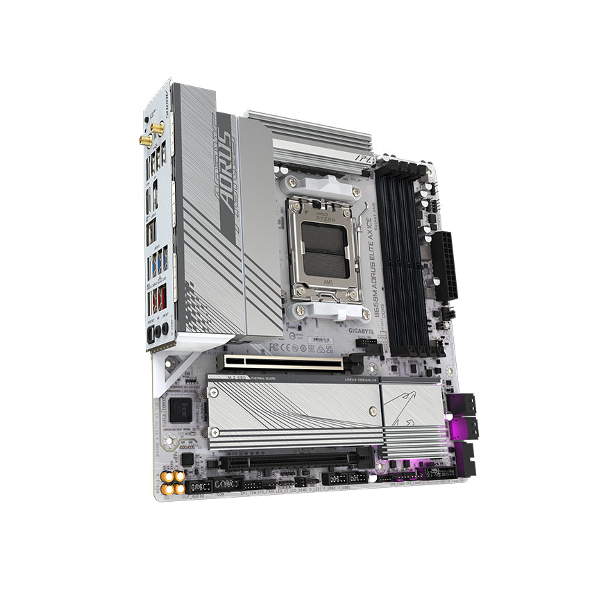 Mainboard Gigabyte B650M AORUS ELITE AX ICE DDR5 - Hình 6