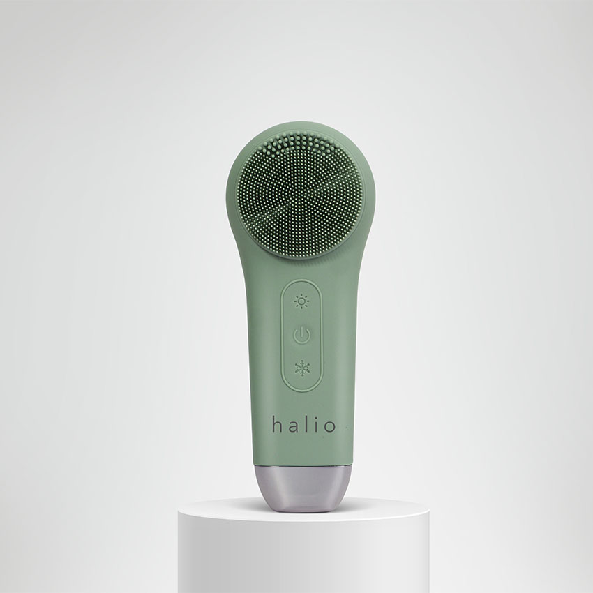 Máy Rửa Mặt Massage Tích Hợp Liệu Pháp Ánh Sáng Và Nhiệt Halio Multi-task Cleansing & Massaging Device with Red Blue Light Therapy 5 in 1 - Màu Xanh Lá 3