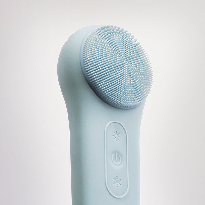 Máy Rửa Mặt Massage Tích Hợp Liệu Pháp Ánh Sáng Và Nhiệt Halio Multi-task Cleansing & Massaging Device with Red Blue Light Therapy 5 in 1 - Màu Xanh Nhạt 2