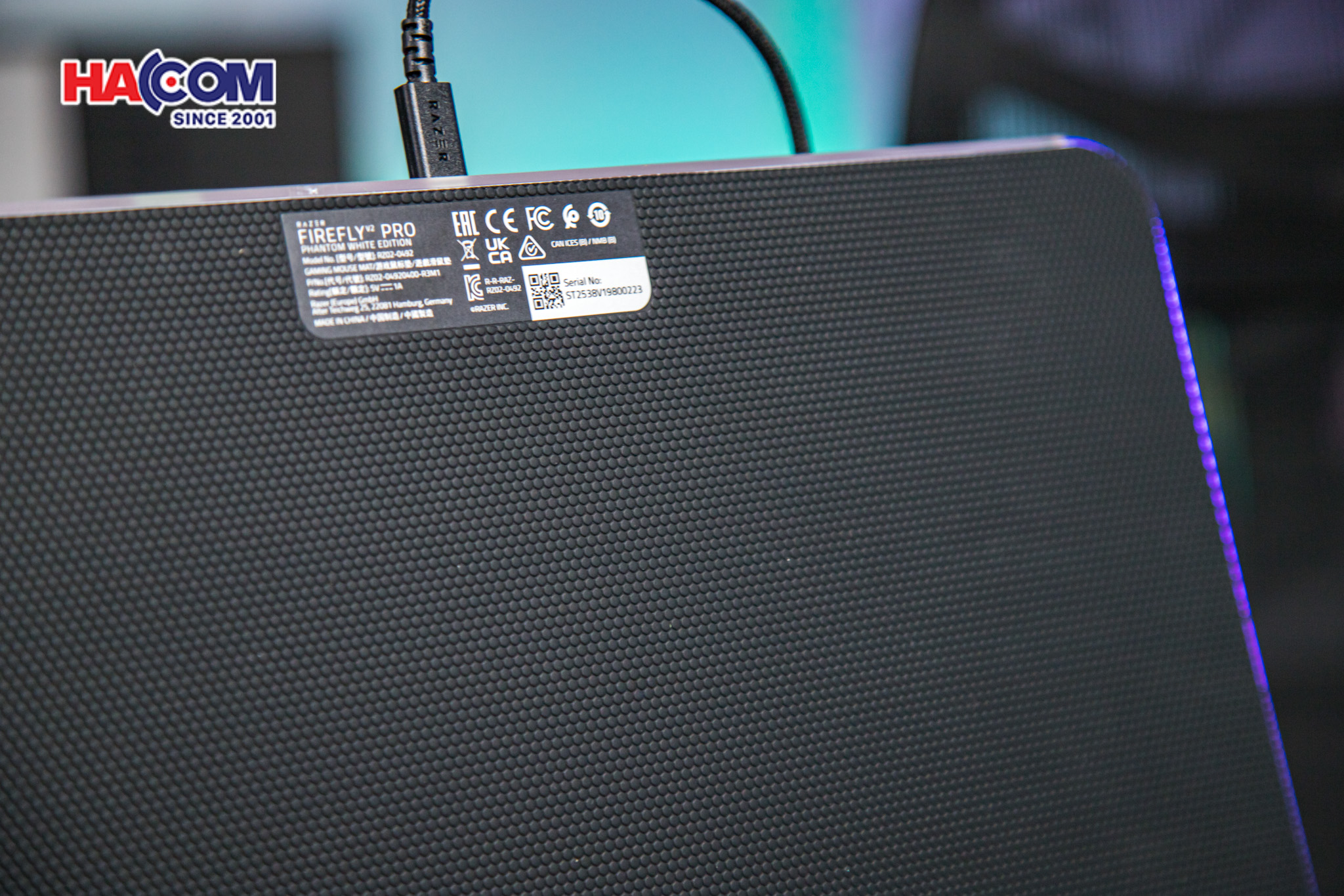 Bàn di chuột Razer Firefly V2 Pro - Phantom White Edition 13