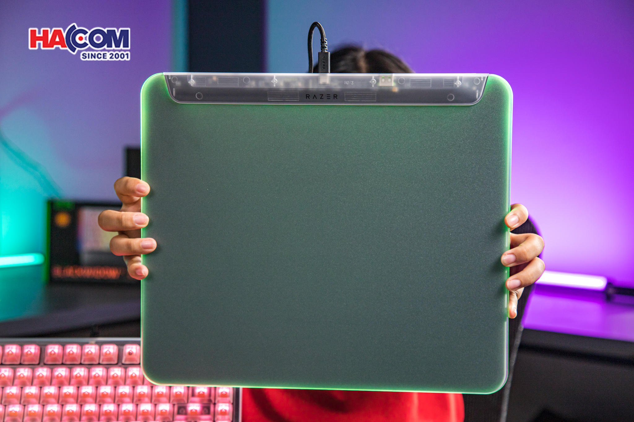 Bàn di chuột Razer Firefly V2 Pro - Phantom White Edition 6