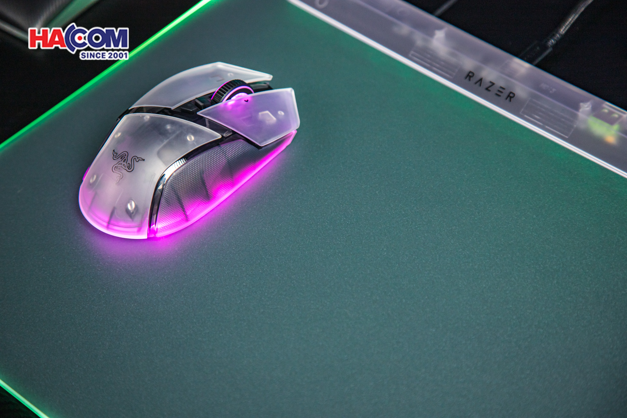 Bàn di chuột Razer Firefly V2 Pro - Phantom White Edition 12