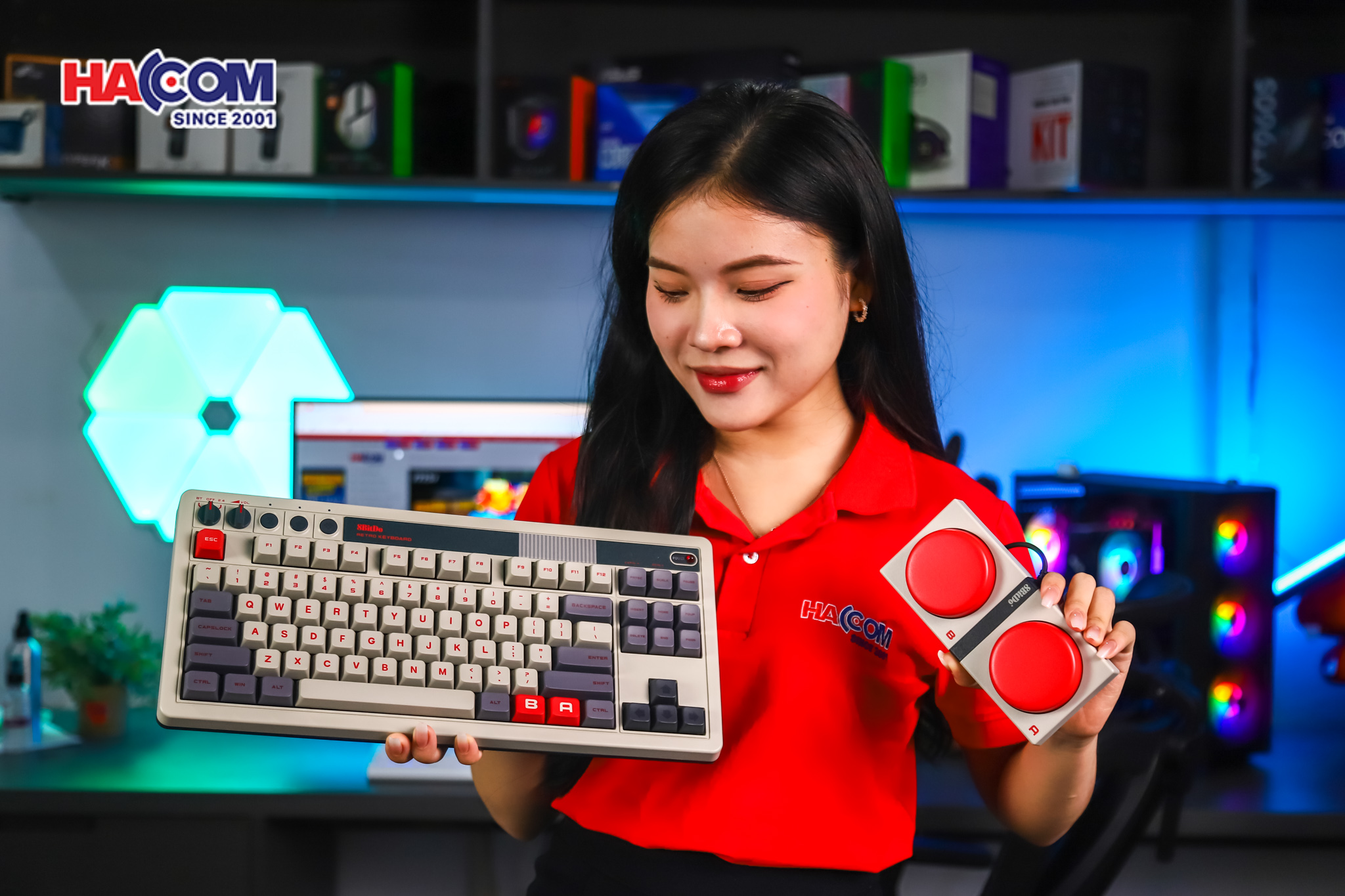 Bàn phím 8BitDo Retro Mechanical Keyboard - N Edition 5