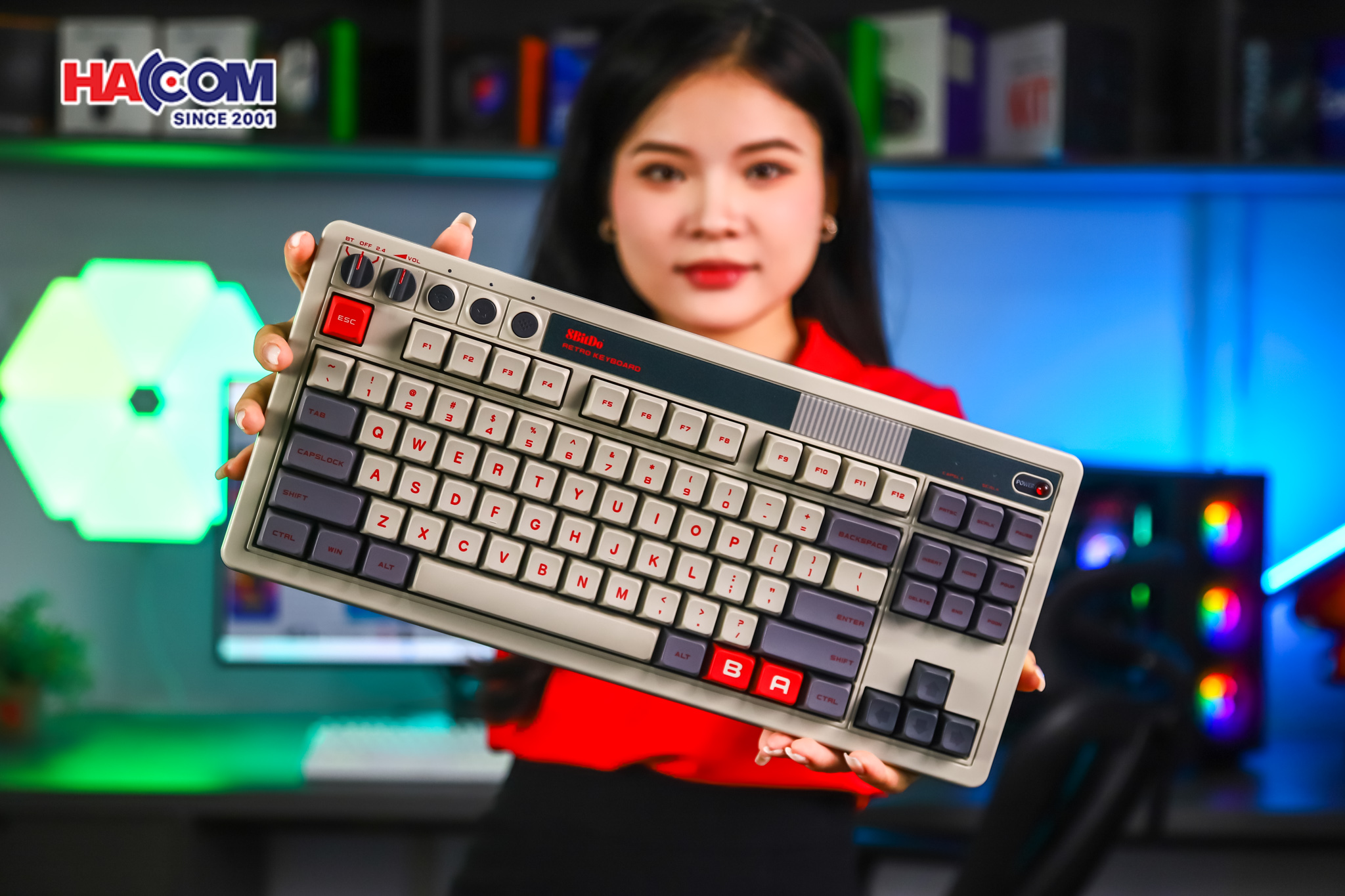Bàn phím 8BitDo Retro Mechanical Keyboard - N Edition 6