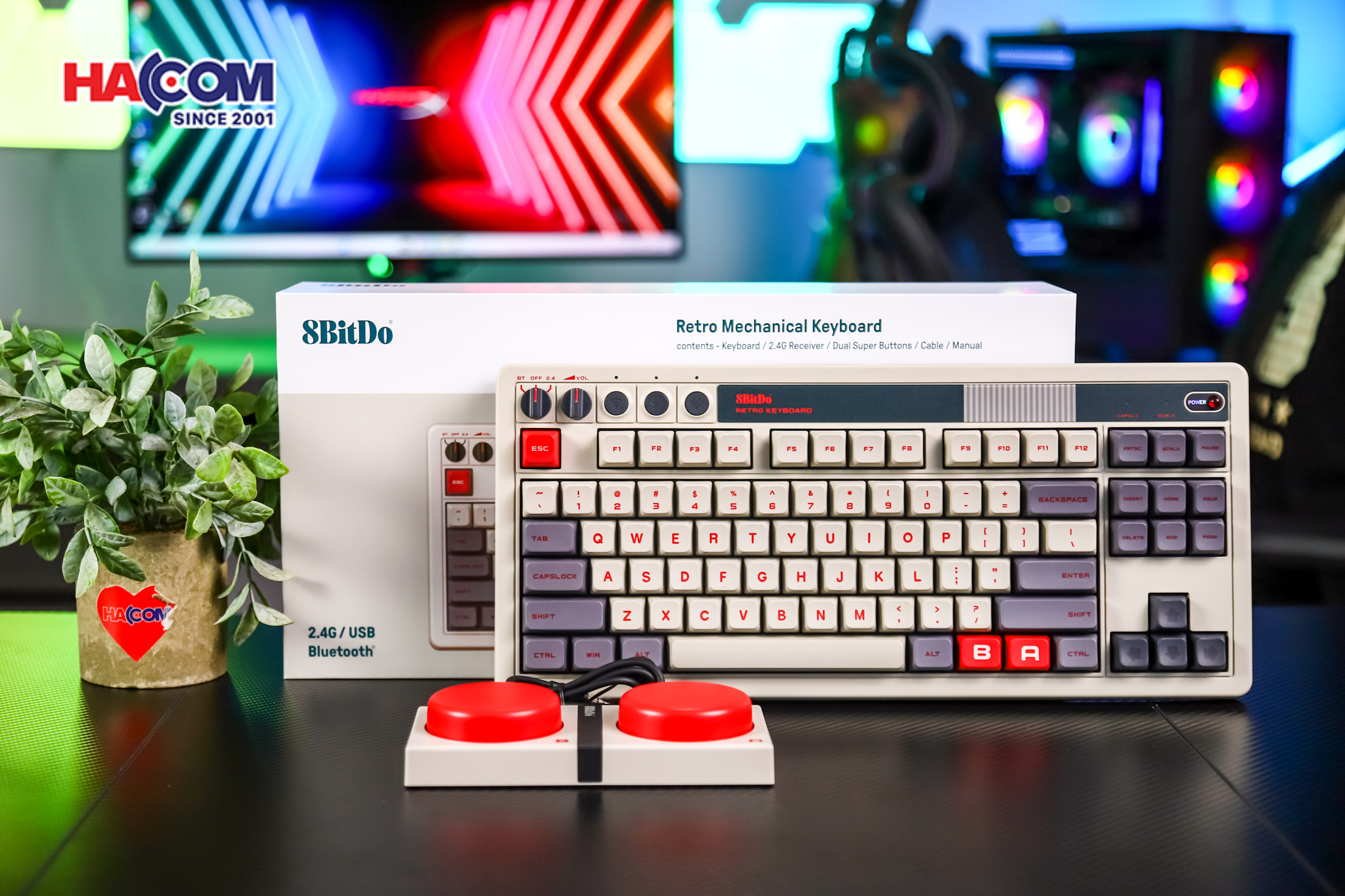 Bàn phím 8BitDo Retro Mechanical Keyboard - N Edition 7