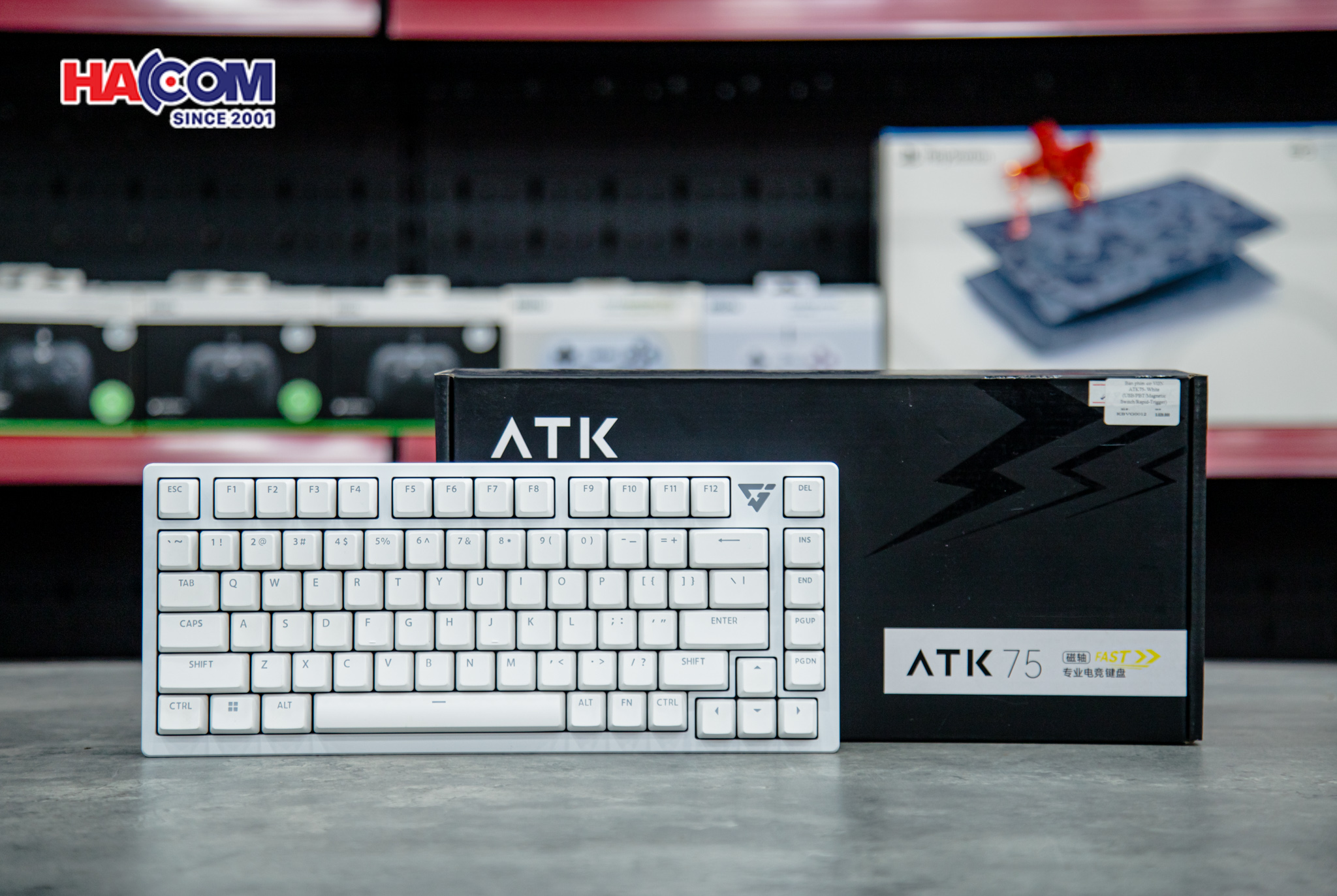 Bàn phím cơ VGN ATK75- White (USB/PBT/Magnetic Switch/Rapid-Trigger) 2