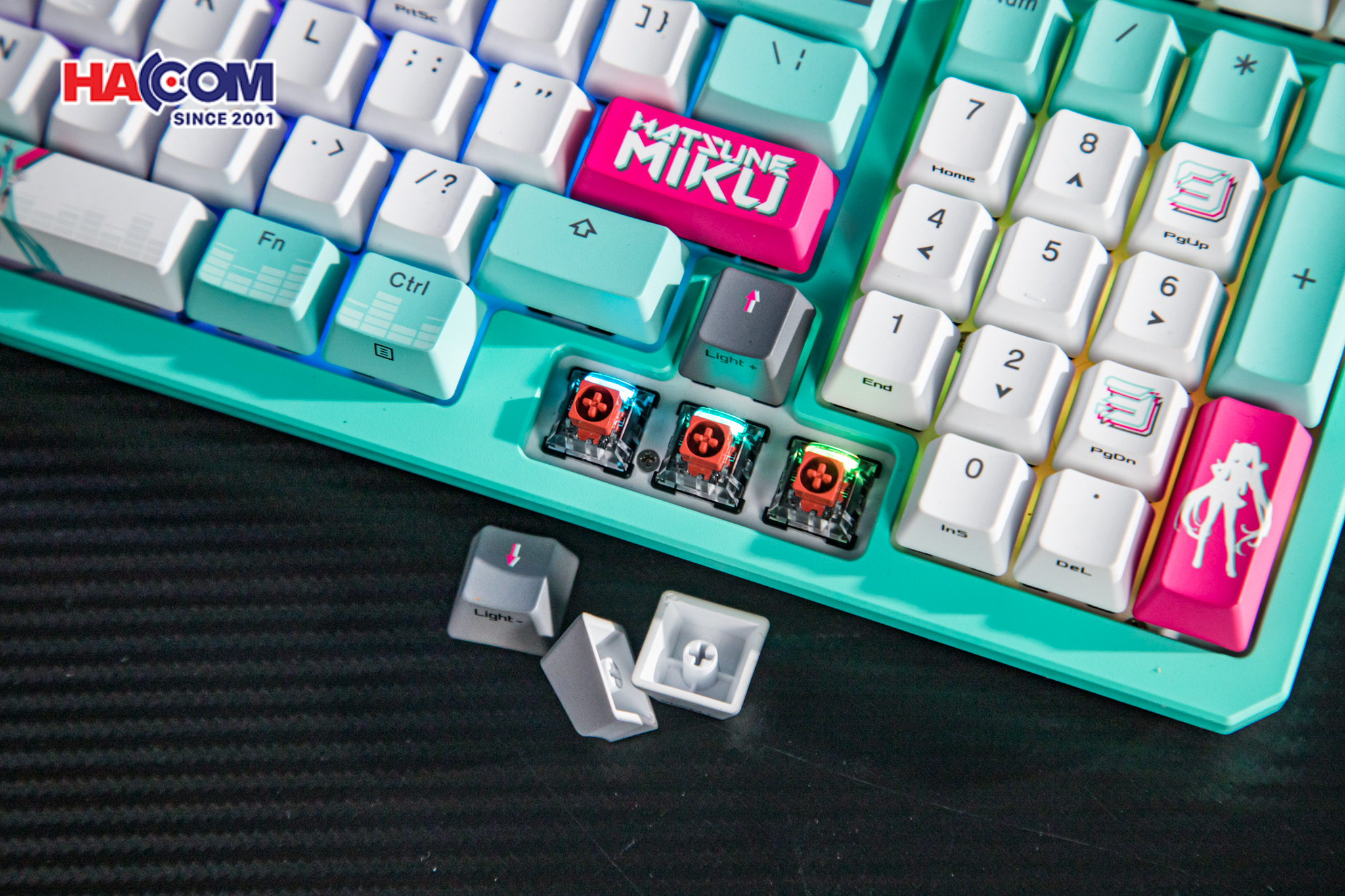 Bàn phím Gaming ASUS TUF K3 Gen II - Hatsune Miku Edition 16