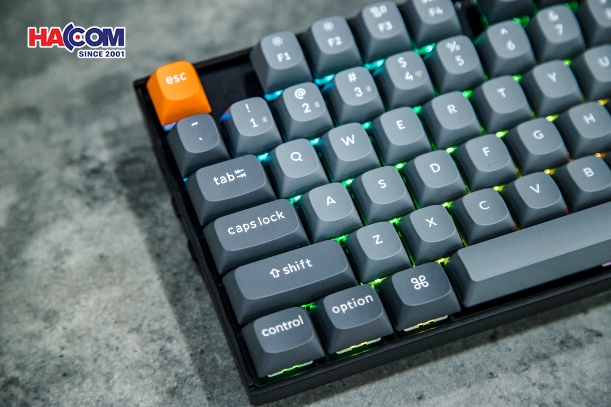 Bàn phím Keychron K8M-H4 K8 Max Swappable RGB Backlight Banana Switch - Black 5