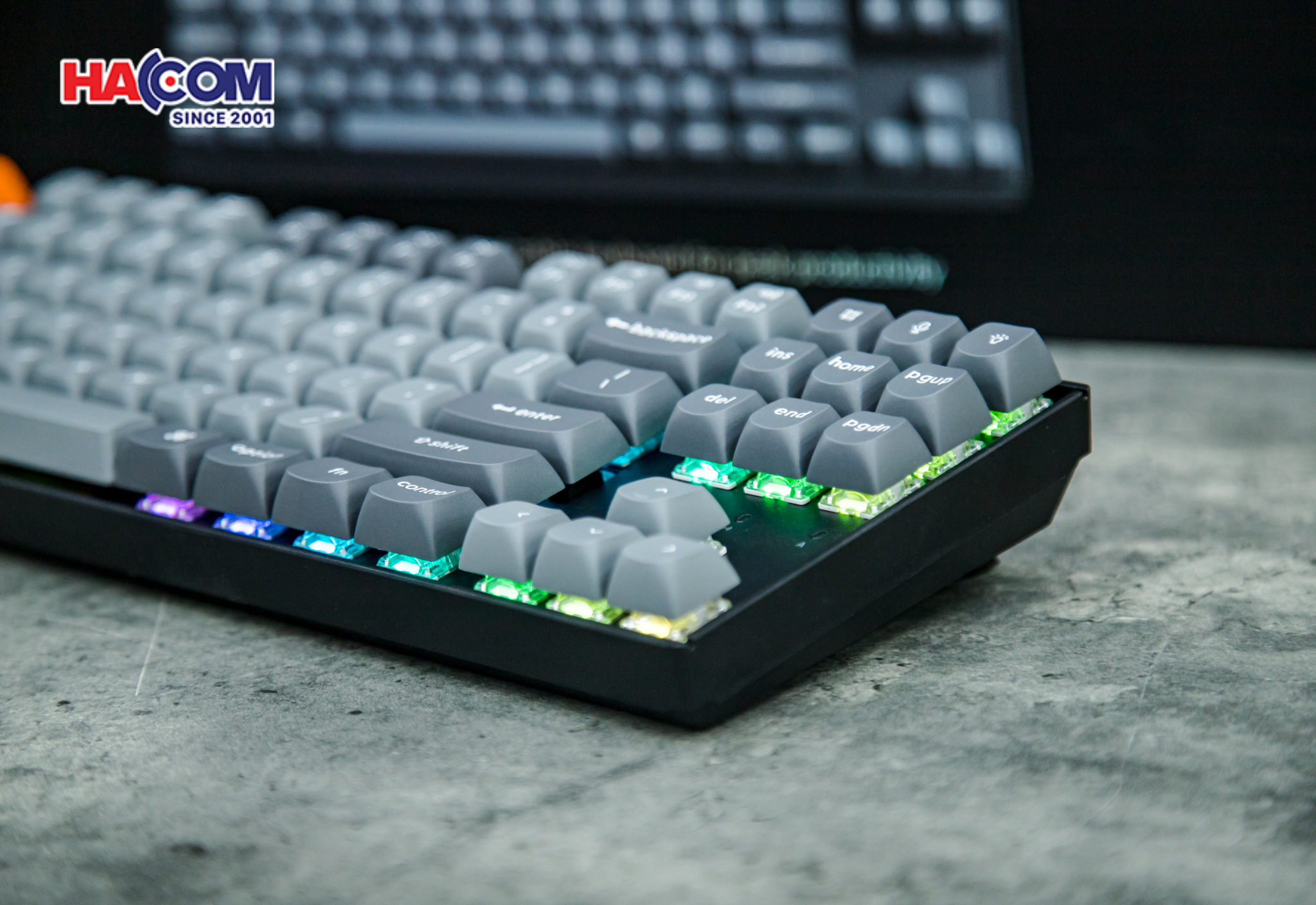 Bàn phím Keychron K8M-H4 K8 Max Swappable RGB Backlight Banana Switch - Black 8