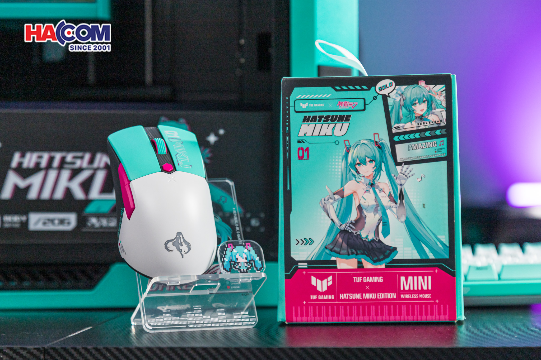 Chuột Gaming không dây ASUS TUF Mini - Hatsune Miku Edition 8