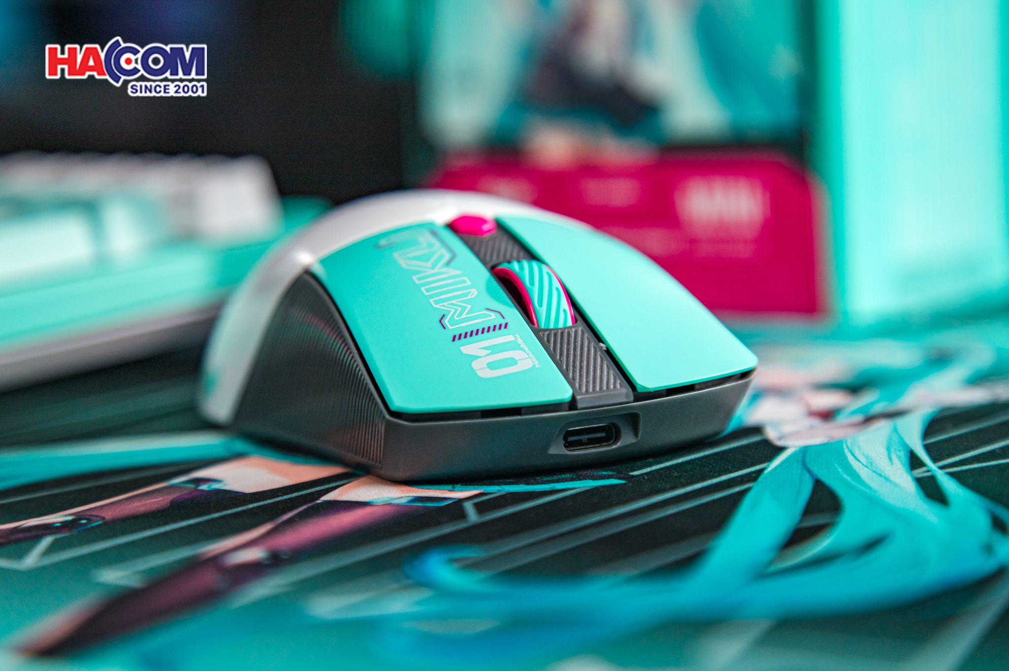 Chuột Gaming không dây ASUS TUF Mini - Hatsune Miku Edition 13