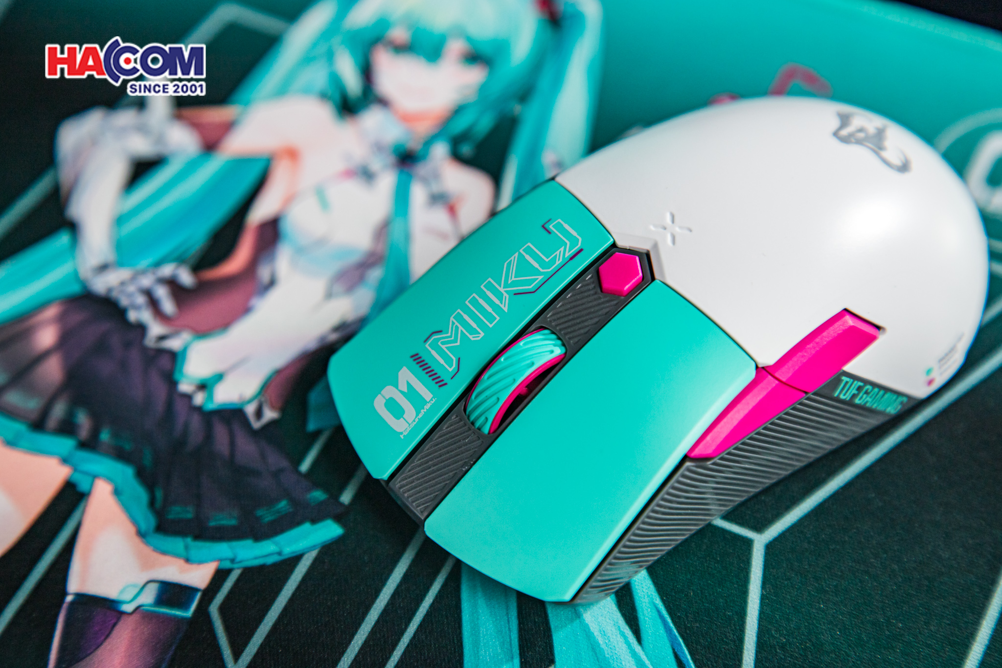 Chuột Gaming không dây ASUS TUF Mini - Hatsune Miku Edition 14