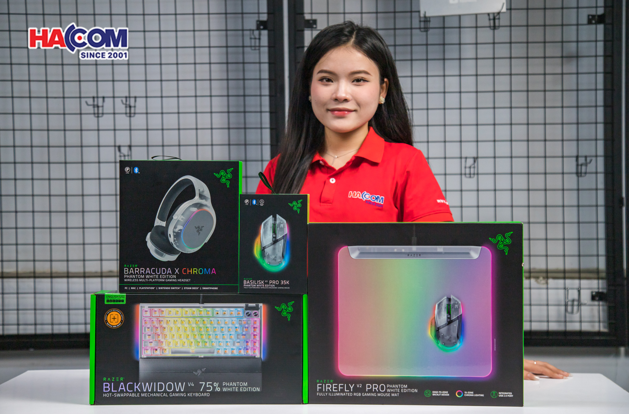 Chuột Razer Basilisk V3 Pro 35K - Phantom White Edition 5