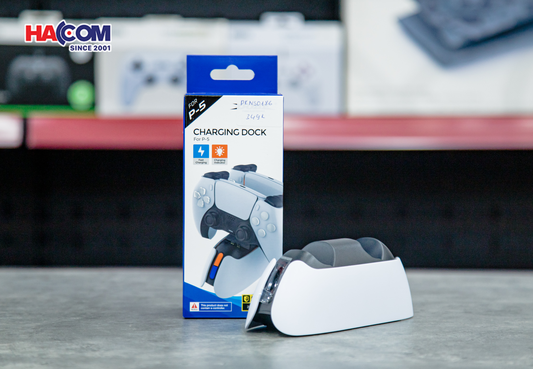 Dock Sạc Nhanh 2 Tay Cầm DualSense PS5 Màu Trắng DOBE TP5-05103 5