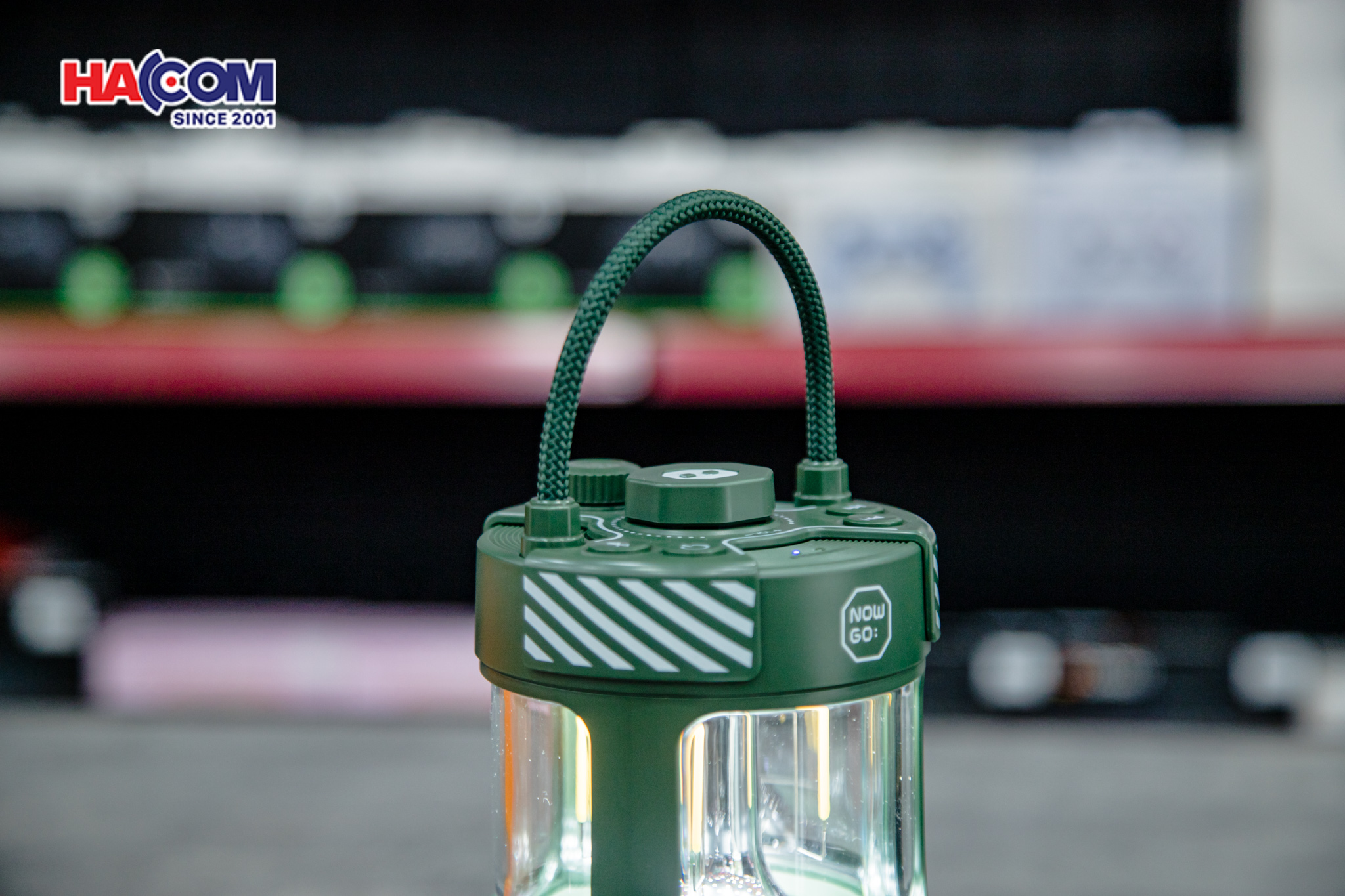 Loa Bluetooth NowGo F1 (Bluetooth 5.3, 11H, Loa tích hợp đèn Camping) - Màu Xanh 6