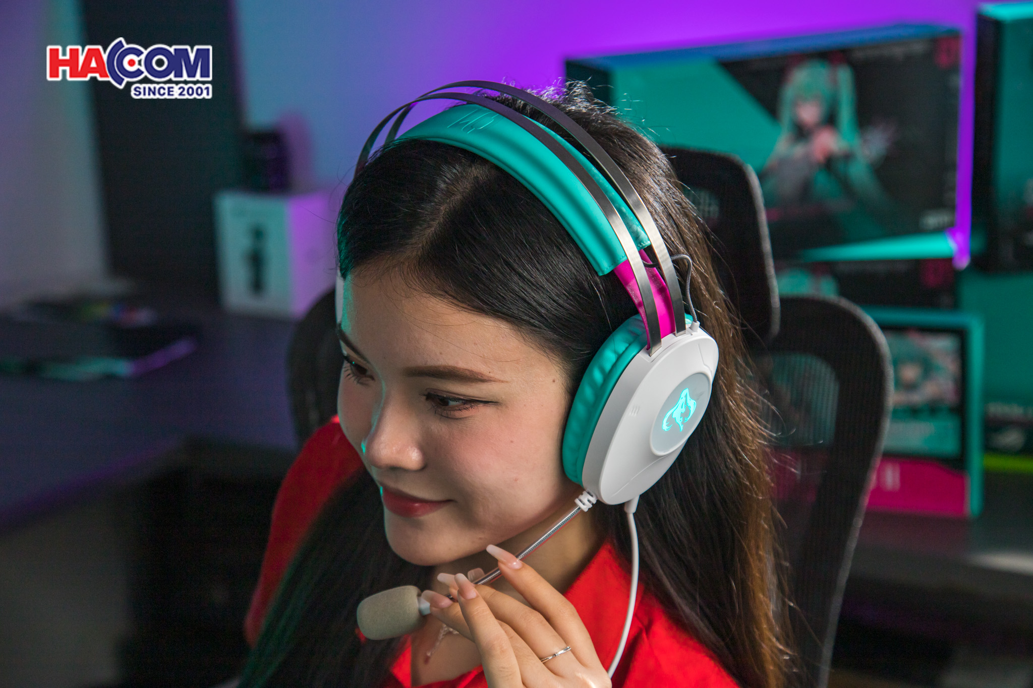 Tai nghe Gaming có dây ASUS TUF H1 Gen II - Hatsune Miku Edition 11