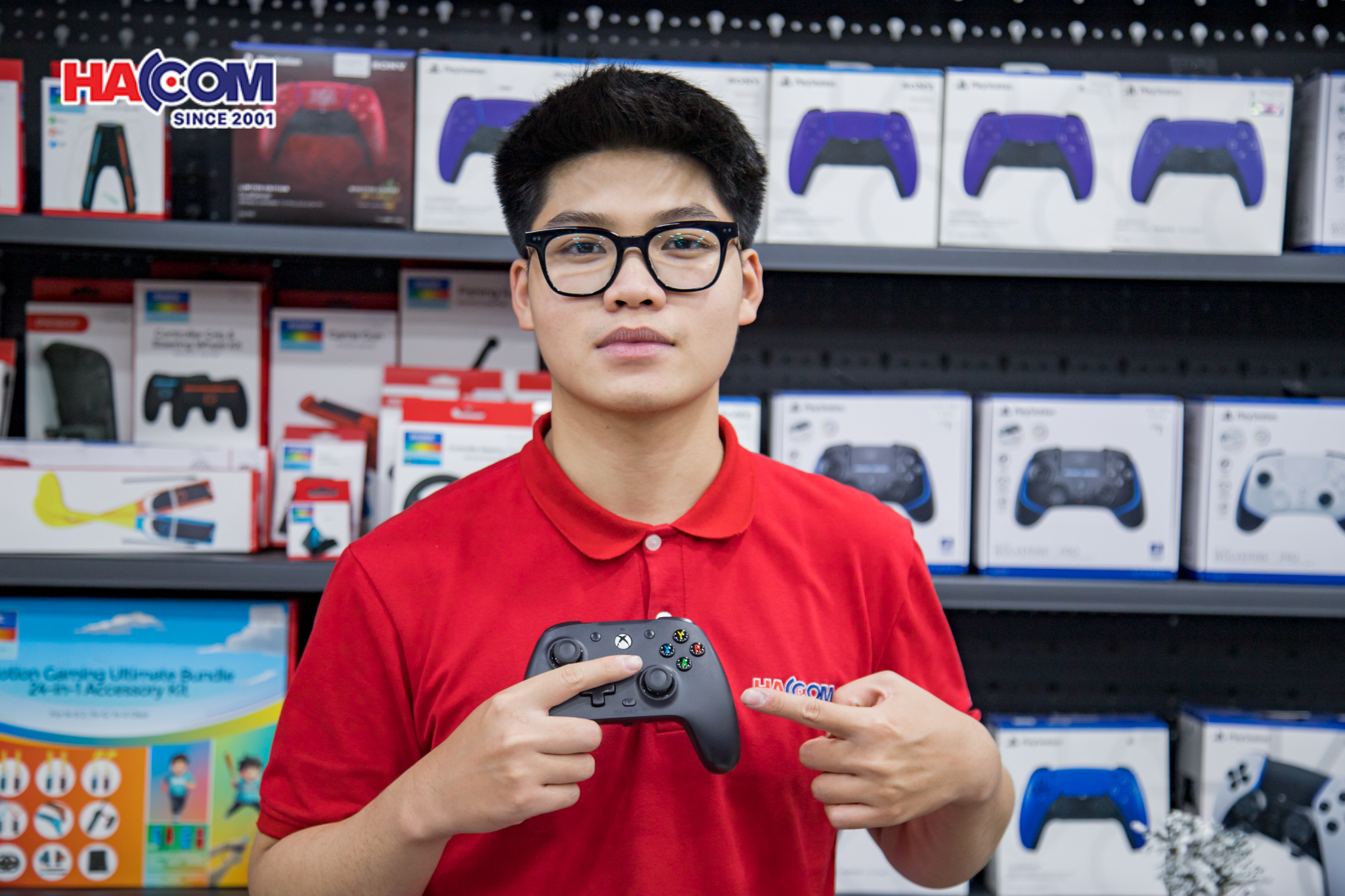 Tay Cầm Chơi Game Có Dây GameSir G7HE Màu Đen 3