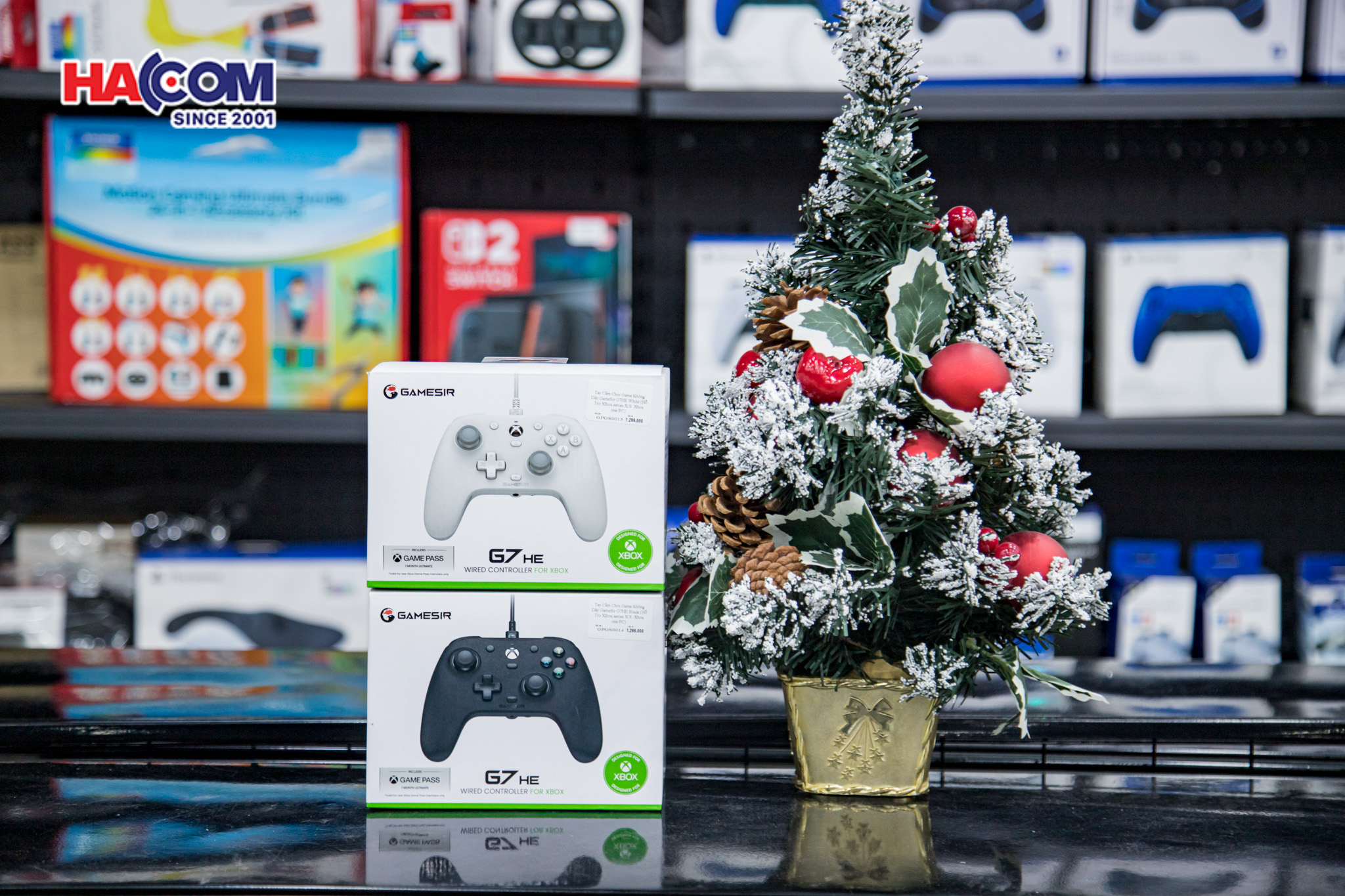 Tay Cầm Chơi Game Có Dây GameSir G7HE Màu Trắng 6