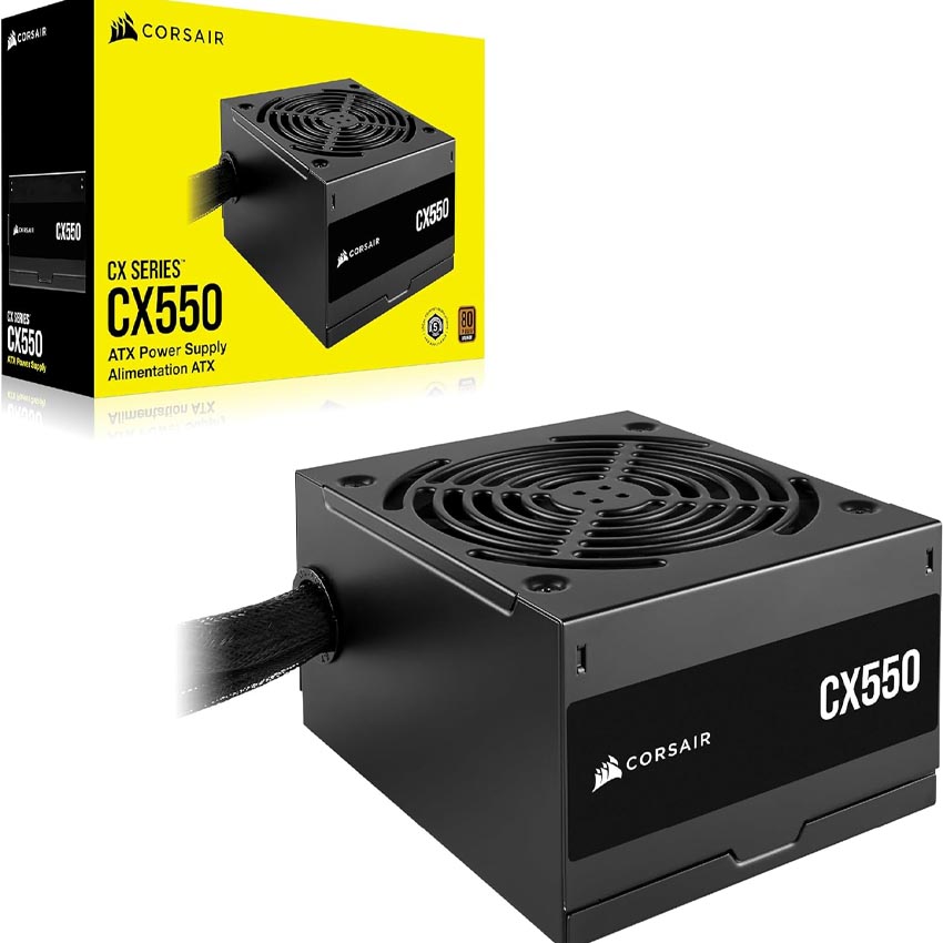 Nguồn máy tính Corsair CX550 (80 Plus Bronze/ Màu Đen) - Hình 2