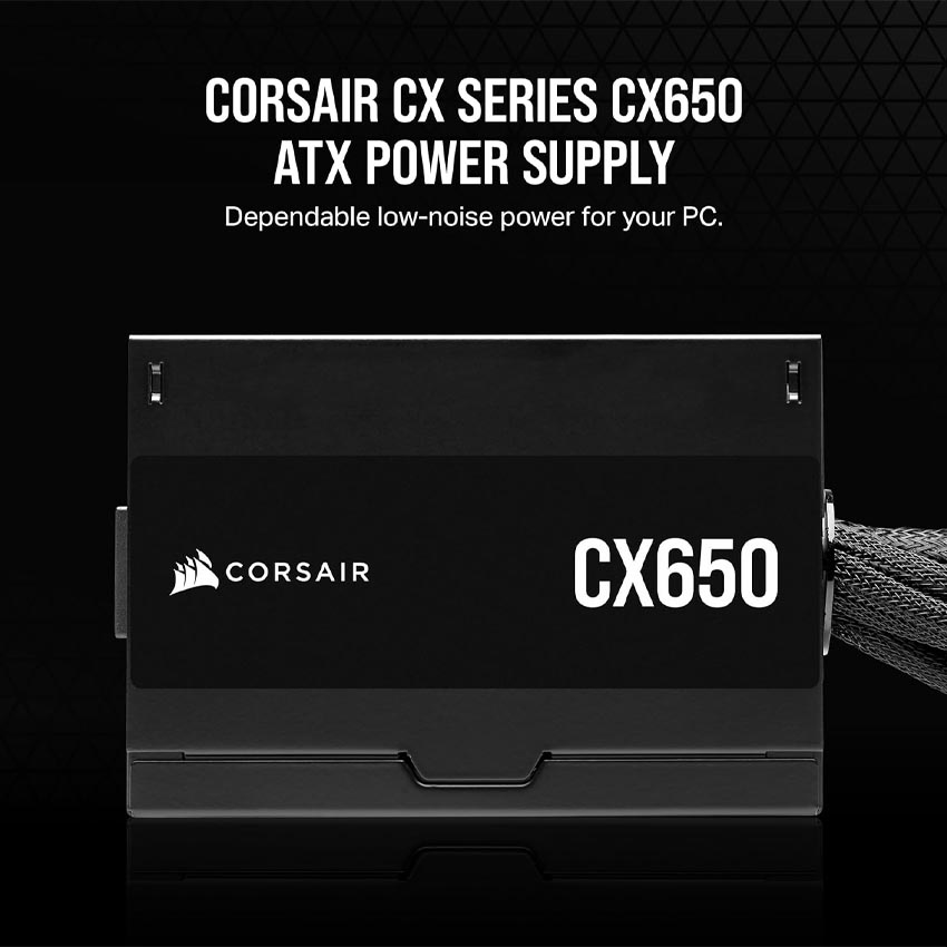 Nguồn máy tính Corsair CX650 (80 Plus Bronze/ Màu Đen) - Hình 3