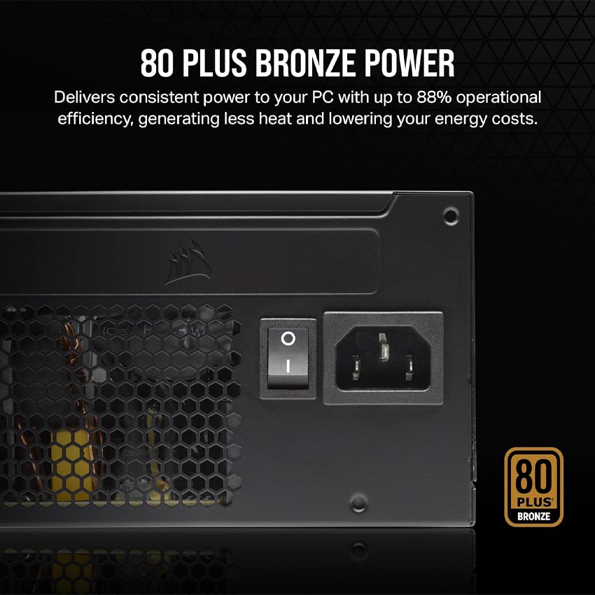 Nguồn máy tính Corsair CX650 (80 Plus Bronze/ Màu Đen) - Hình 5