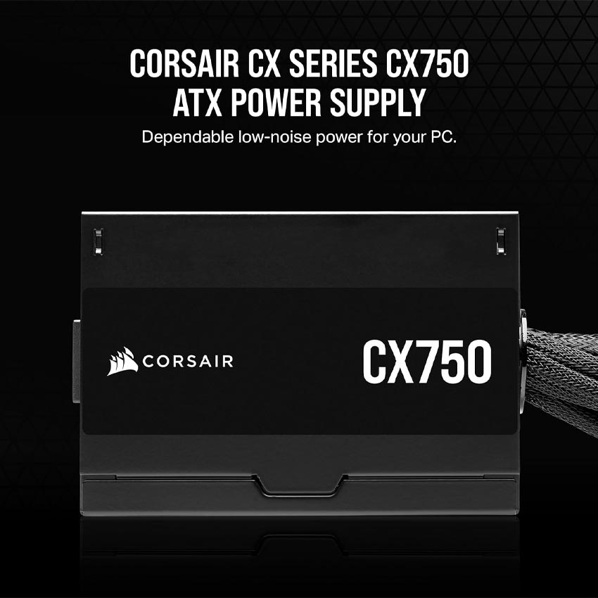 Nguồn máy tính Corsair CX750 (80 Plus Bronze/ Màu Đen) - Hình 2