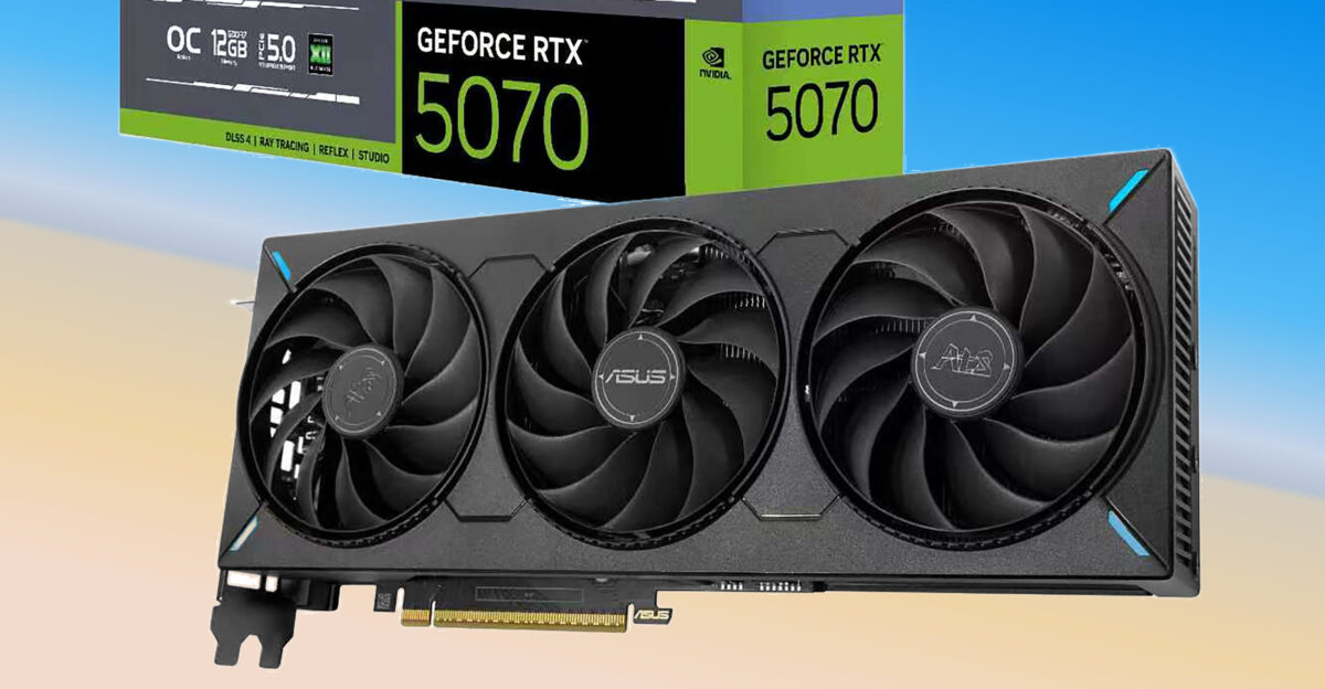 asus ats rtx 5070 v2 cards
