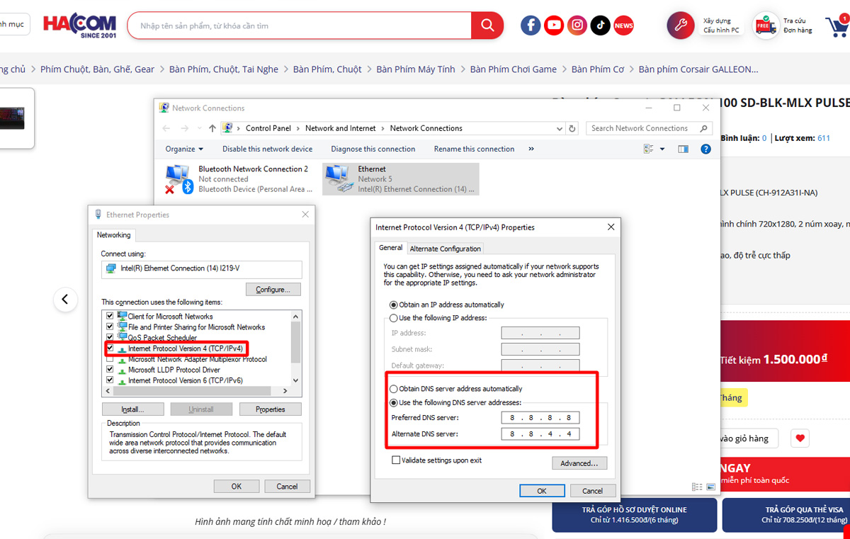 cach sua loi dnsprobefinishednxdomain triet de hacom 5