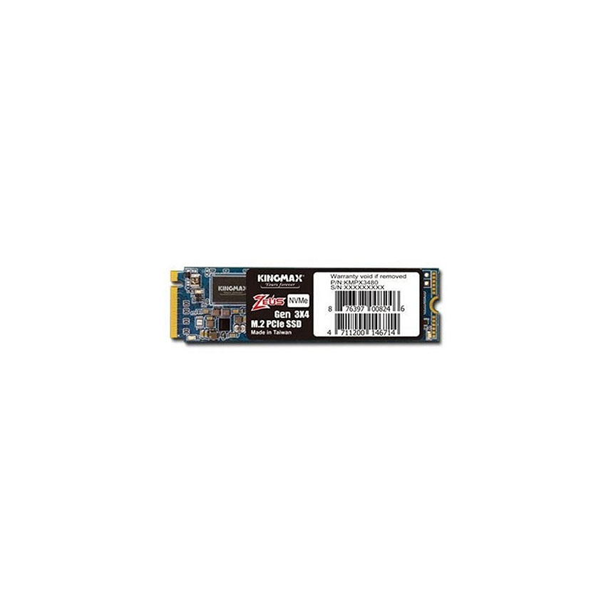 Ổ cứng SSD Kingmax Zeus PX3280 128GB M.2 2280 PCIe NVMe Gen 3x2 (Đọc 1700MB/s - Ghi 480MB/s) - Cũ (Tray) chính hãng