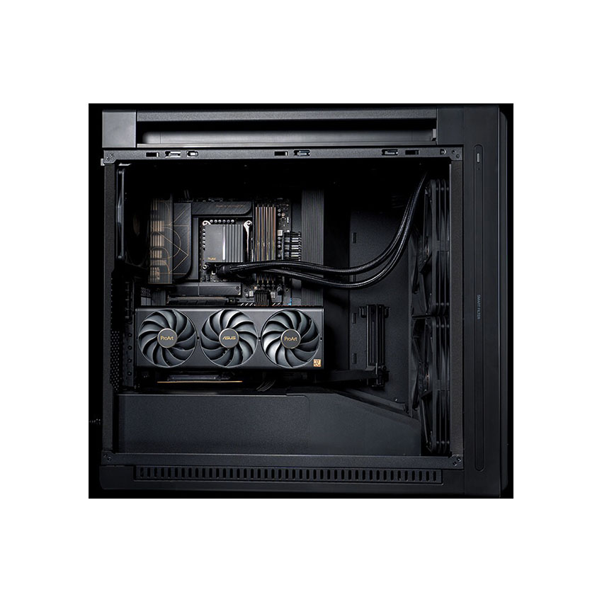 Vỏ Case ASUS Proart PA602 WALNUT WOOD TG PWM Modern Black (eATX/3 fan) - Hình 2