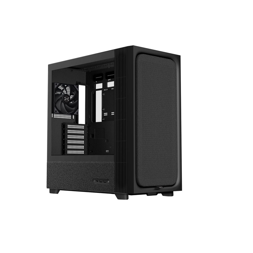 Vỏ Case TRYX FLOVA F50 Black (ATX/0 fan) chính hãng