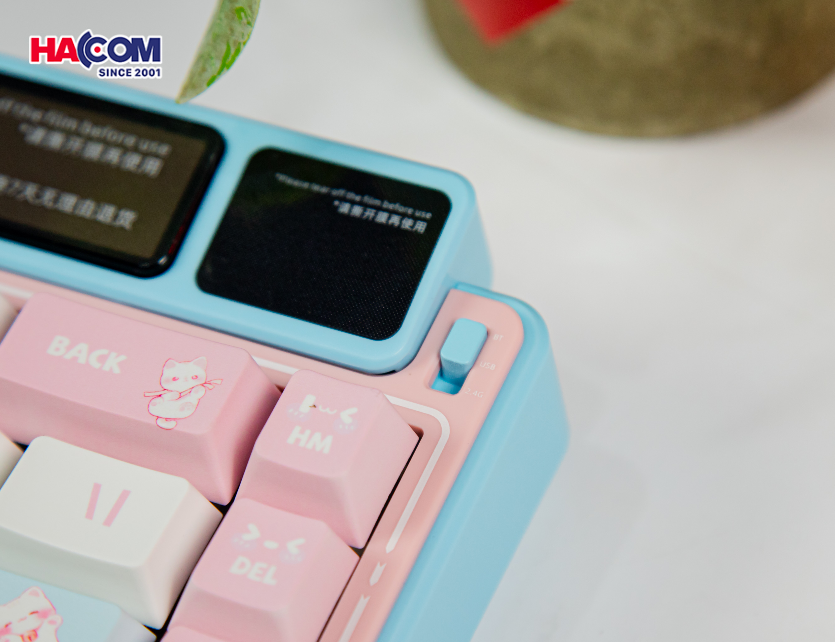 Bàn phím cơ LEOBOG AMG65 (3 Mode/ Hồng + Trắng + Xanh Dương/ Jadeite switch) 13