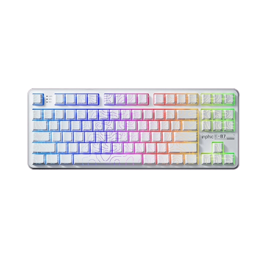 Bàn phím INPHIC K87 Trắng chính hãng