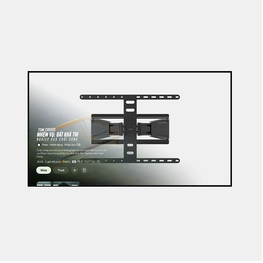 Giá treo tivi Hyperwork HPW-TVF04-BLK Đen - Hình 7