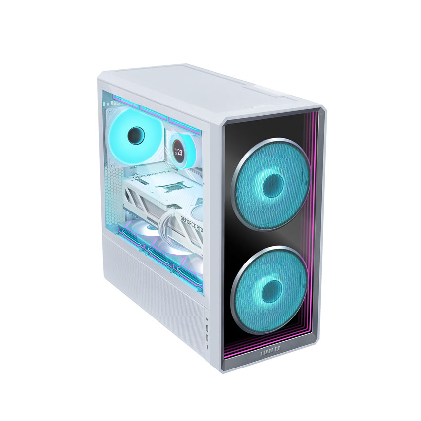 Vỏ case LIAN LI Lancool 217 INF White (ATX/3 Fan) - Hình 8