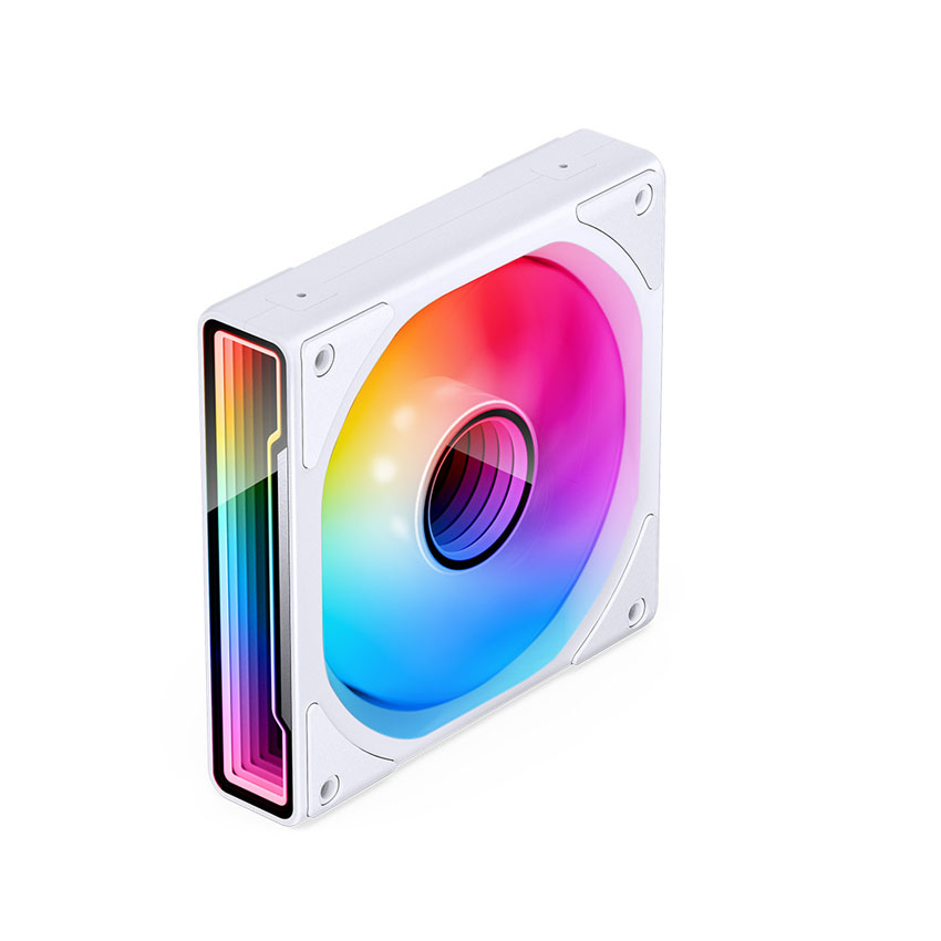 Fan case bộ 3 quạt JONSBO ZK-120W WHITE infinity ( Ghép Nối Không Dây) 2