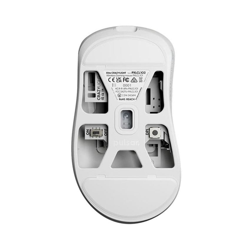 Chuột Pulsar không dây Xlite CrazyLight Uyuni White_PXLCL102 1