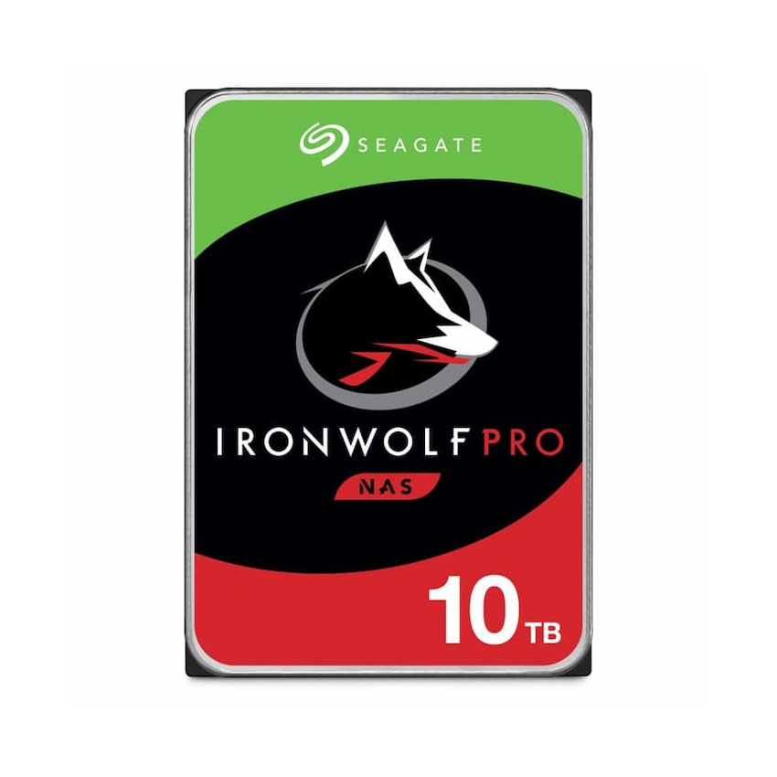 Ổ CỨNG HDD SEAGATE IRONWOLF PRO 10TB 3.5 INCH, 7200RPM, SATA3, 256MB CACHE (ST10000NE0008)