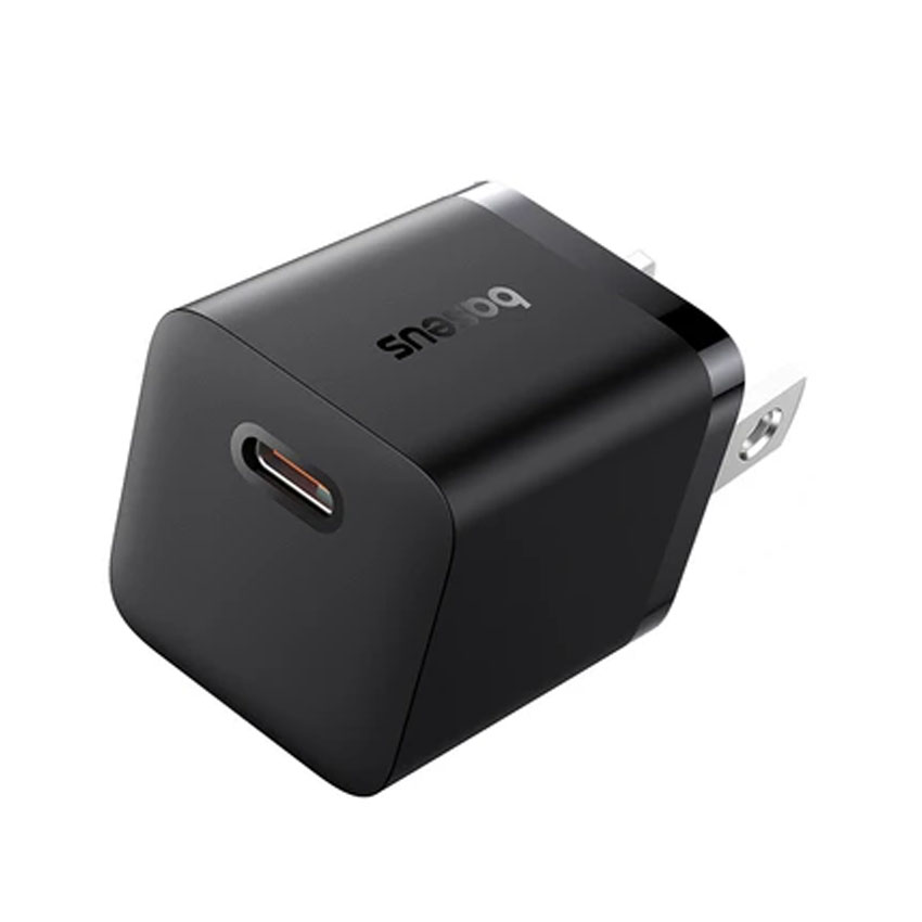 Củ sạc nhanh hiệu Baseus GaN5 (mini) 1C 25W US - Màu đen