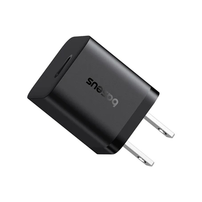Củ sạc nhanh hiệu Baseus GaN5 (mini) 1C 25W US - Màu đen 1
