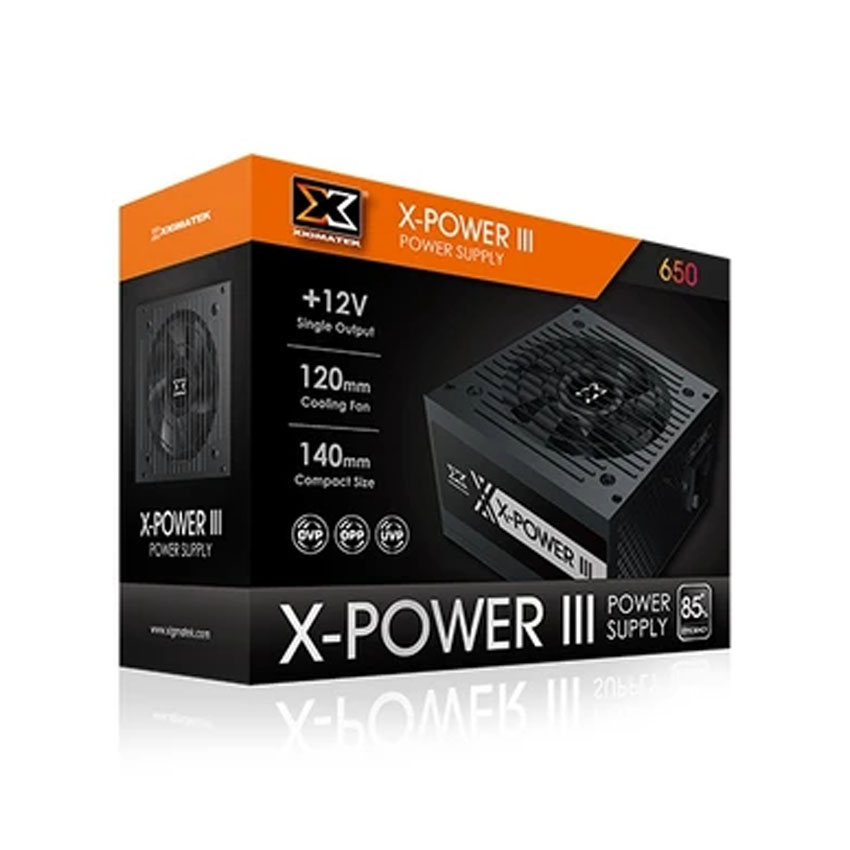 Nguồn Xigmatek X-POWER III 650 - 600W - Cũ đẹp (Tray)