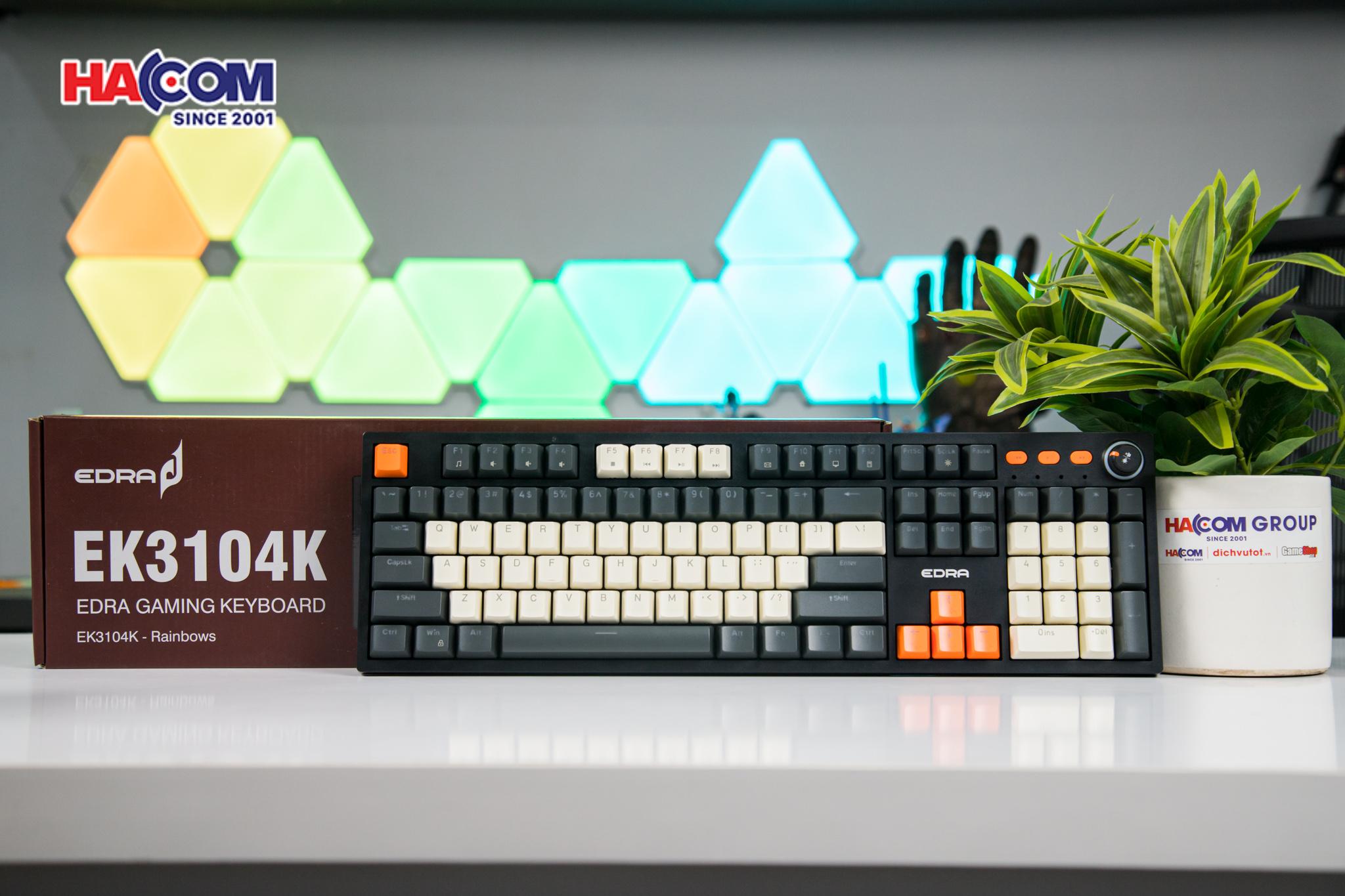 Bàn phím cơ EDRA EK3104K Blue switch 2