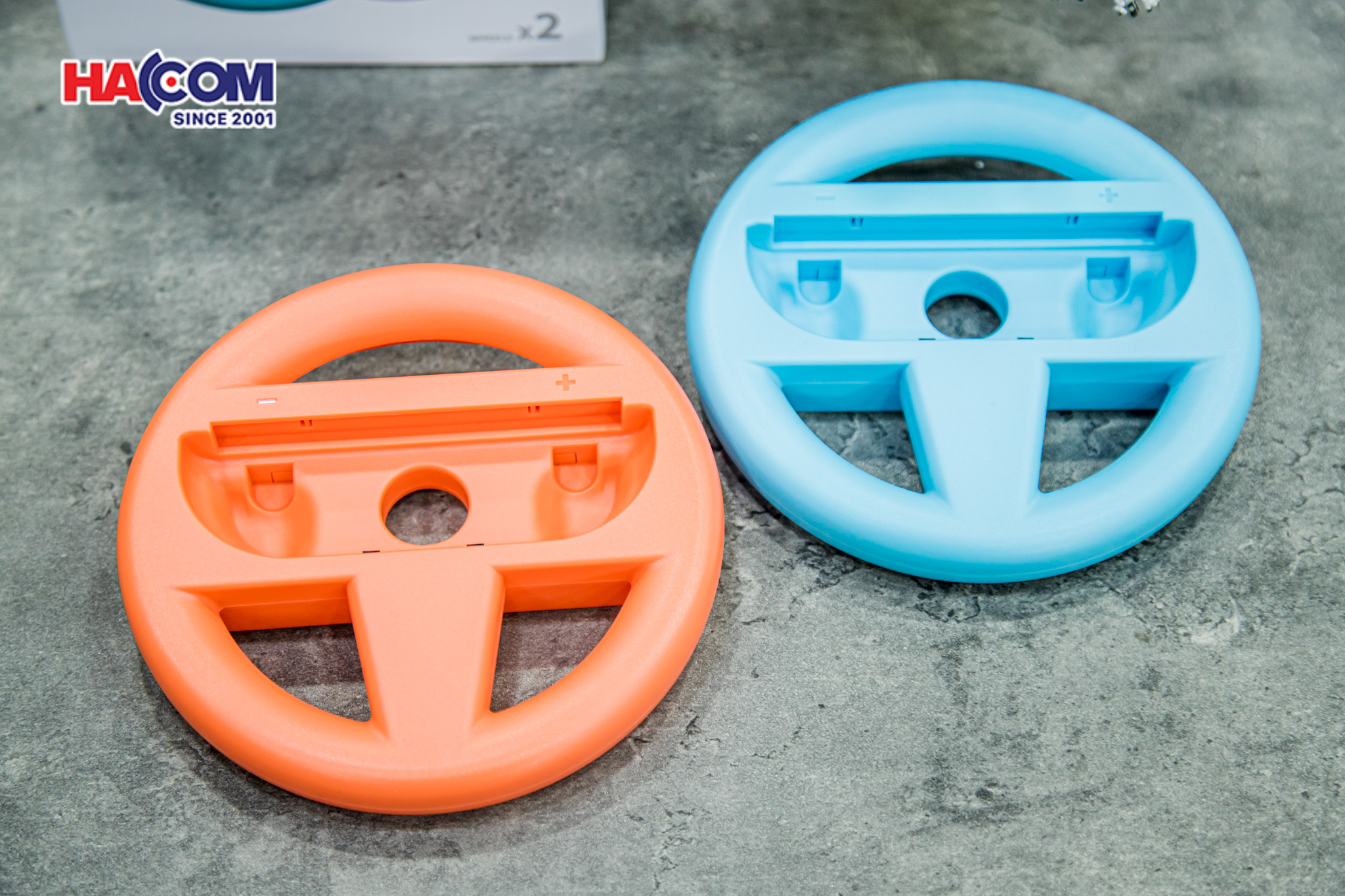 Bộ vô lăng steering wheel for Nintendo Switch 2 màu xanh pha cam JYS-NS2261 3