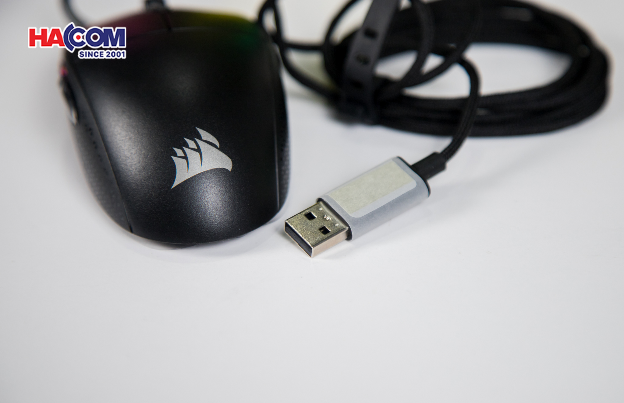 Chuột Gaming Có Dây Corsair M55 Black (CH-930F000-AP) 9