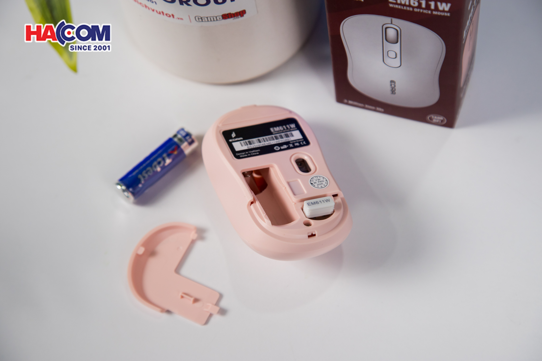 Chuột không dây Edra EM611W - Màu Hồng 7