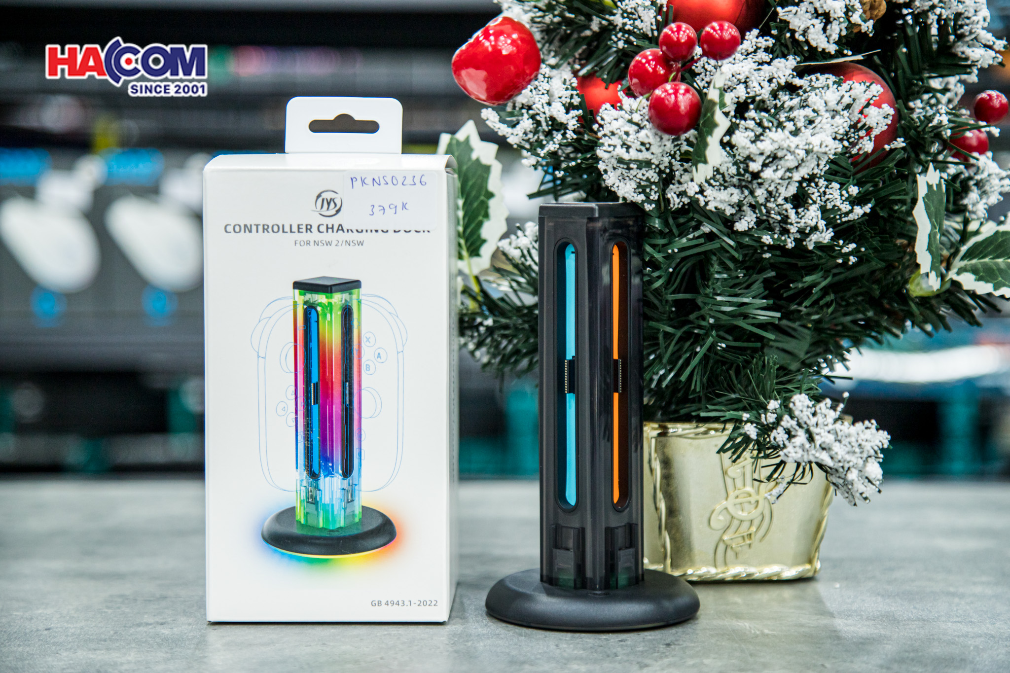 Dock sạc RGB 4 in 1 for Joy-con Switch 2 màu đen JYS-NS2318 13