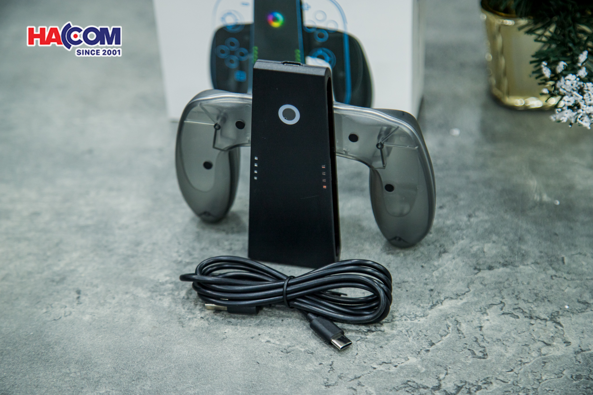 Grip Sạc Joy Con Nintendo Switch 2 màu xám JYS-NS2287 20