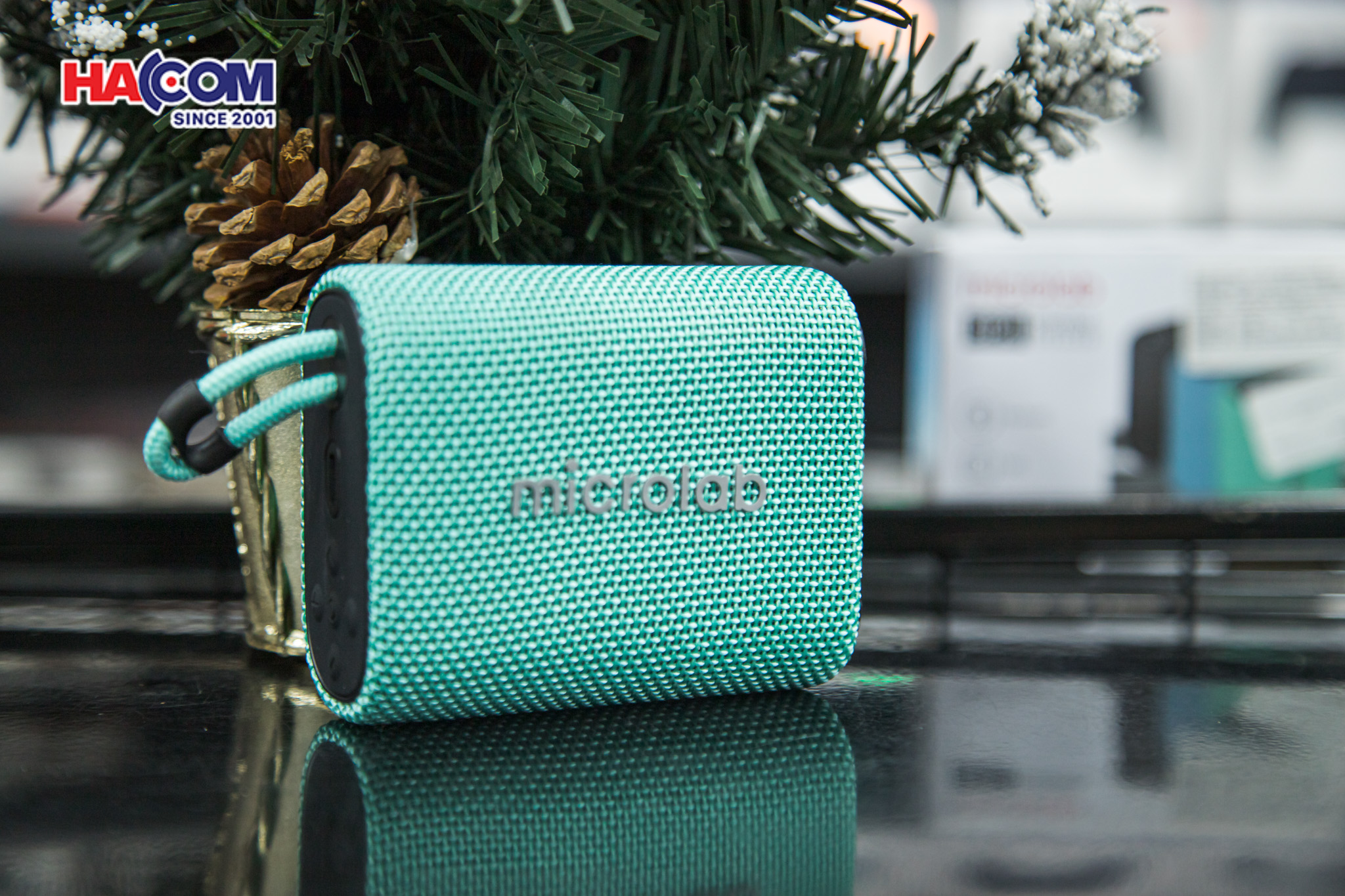 Loa Bluetooth Microlab BP21 xanh lá 4