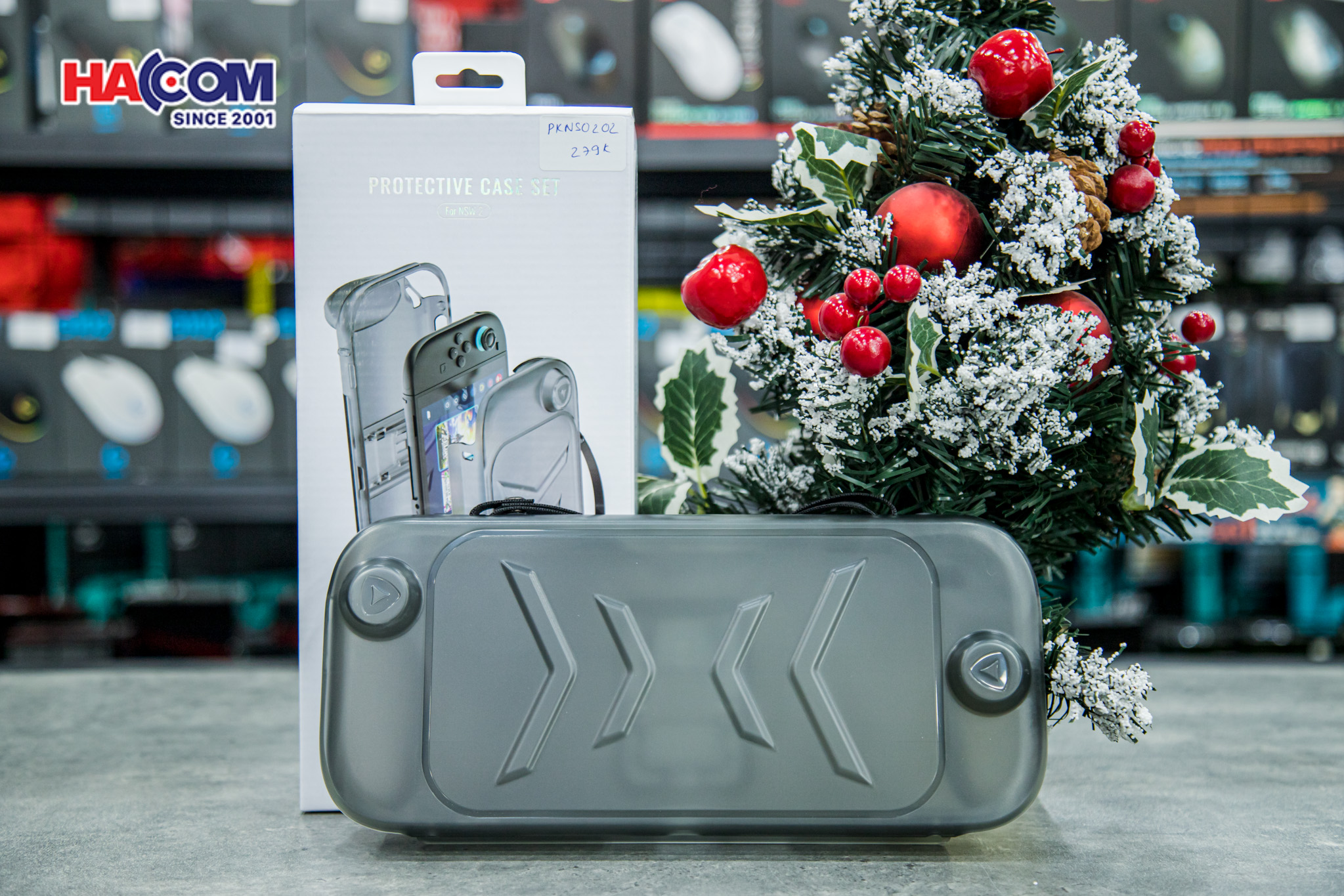 Ốp bảo vệ chống trượt TPU Case for Switch 2 màu xám JYS-NS2272 15