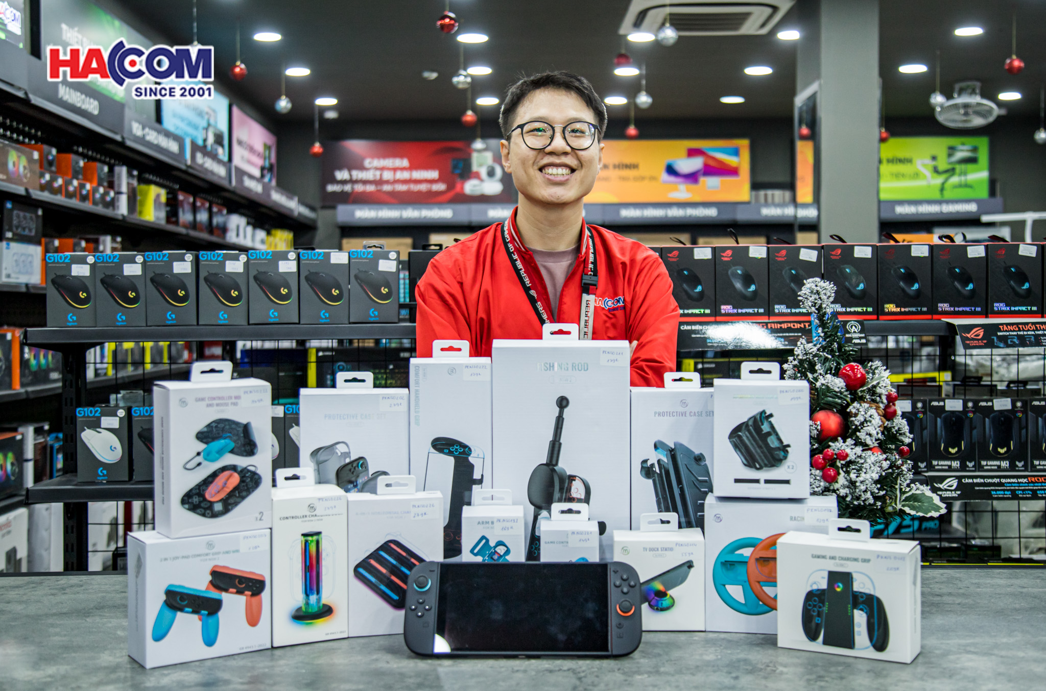 Vỏ tay cầm bằng nhựa có dây đeo Grip Controller for Switch 2 Twin Pack 2 in 1 màu xanh pha cam JYS-NS2276 10